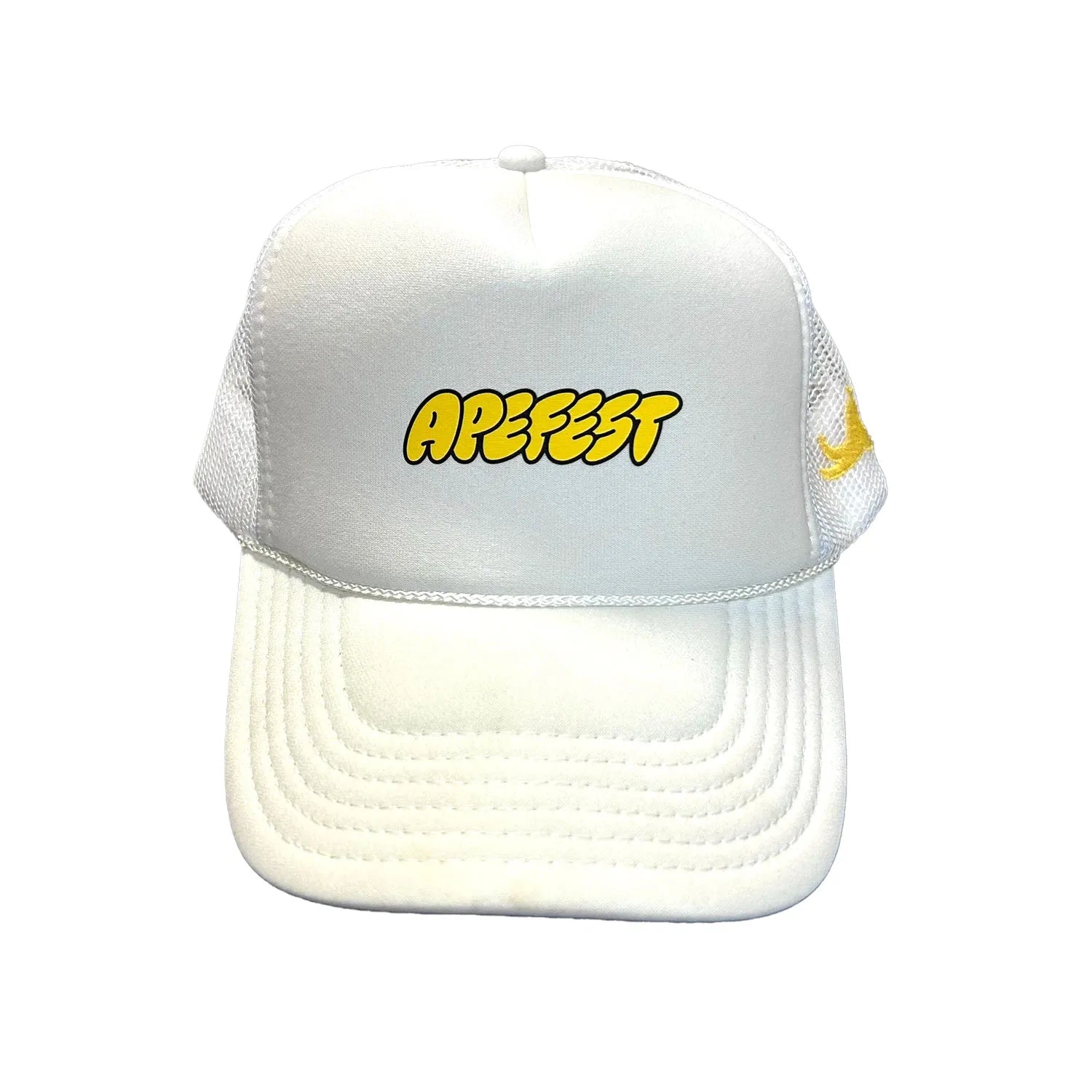 BAYC White Trucker Hat Snapback