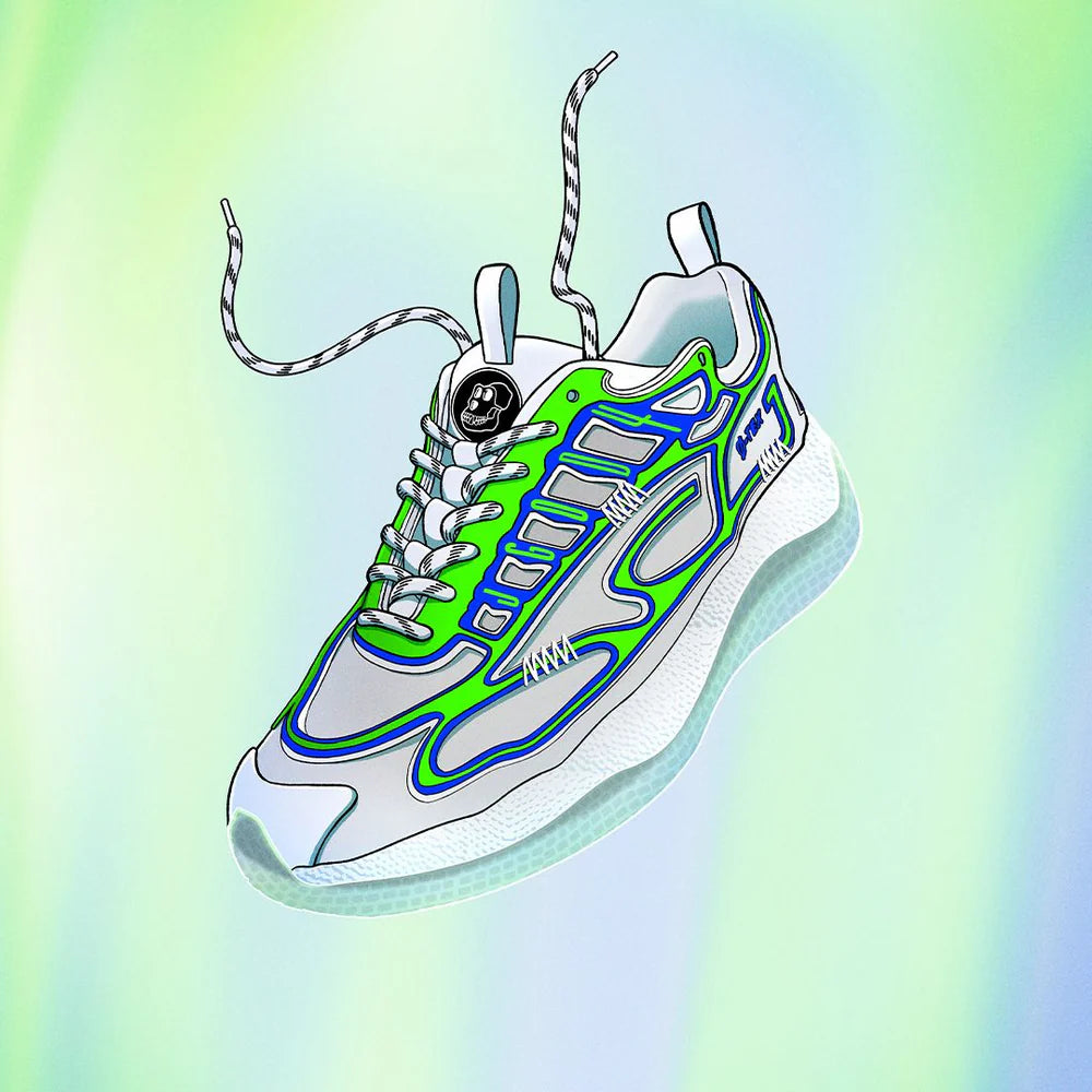 BAYC x John Geiger 004 (Green Tongue Tag) Size 10