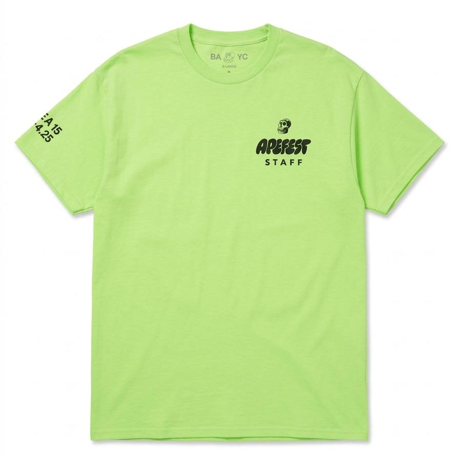 BAYC ApeFest Las Vegas Staff Tee XL + Badge