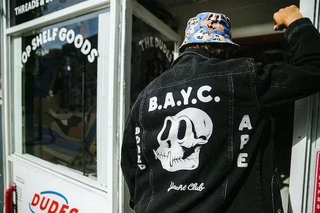 BAYC x McBess Clubhouse Denim Jacket 2XL