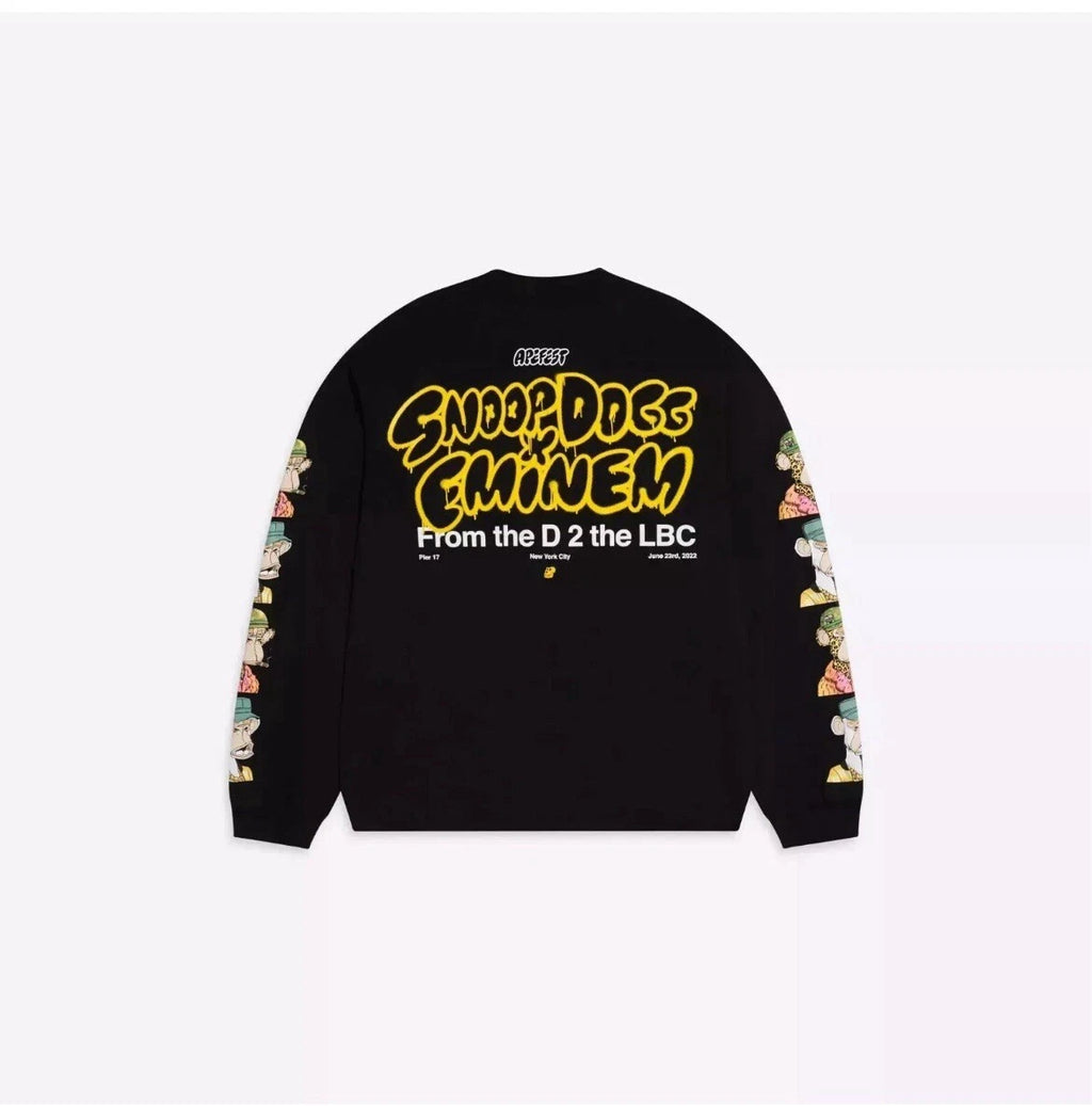 BAYC Snoop Dogg X Eminem Black Long Sleeve